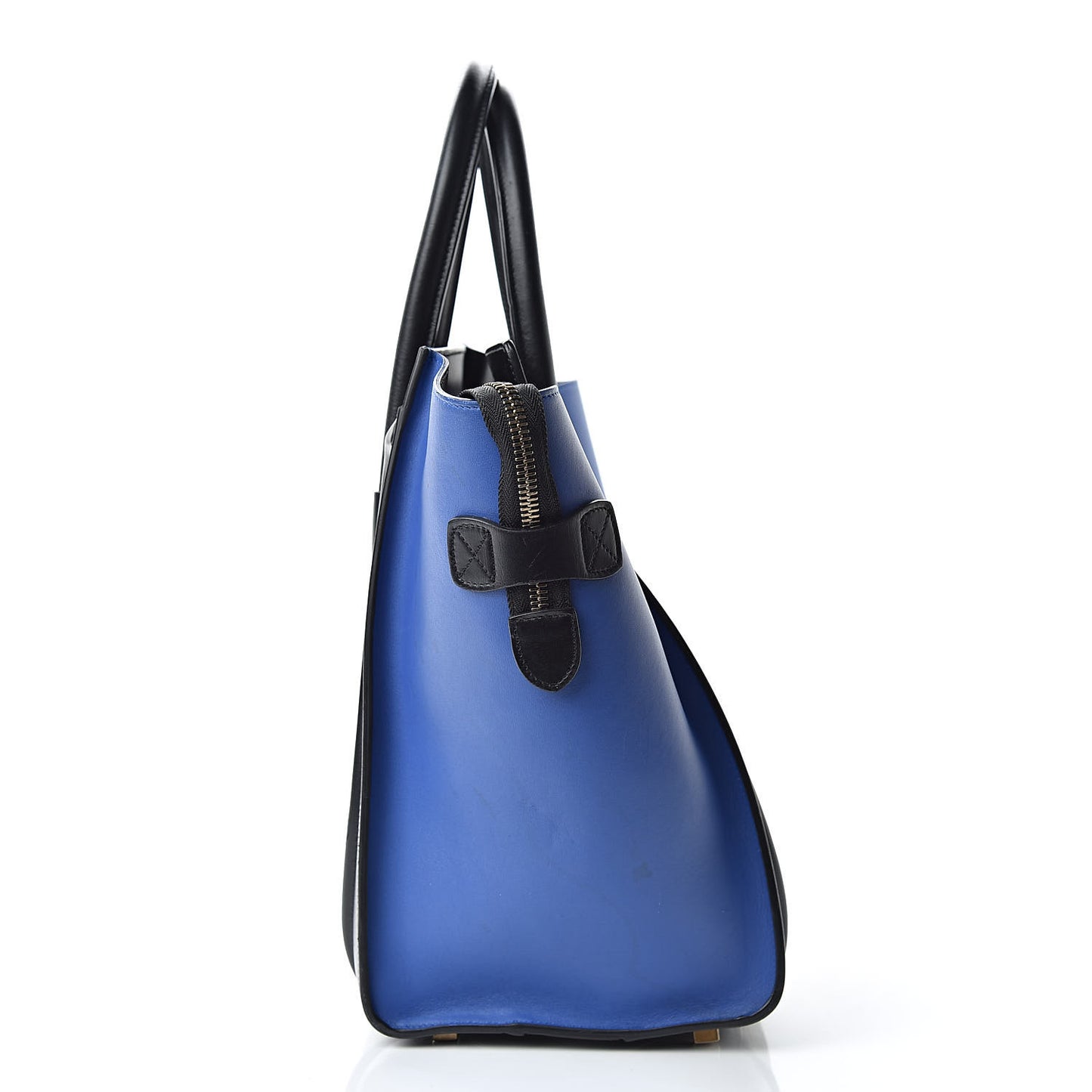 Elephant Calfskin Mini Tri-Color Luggage Beige