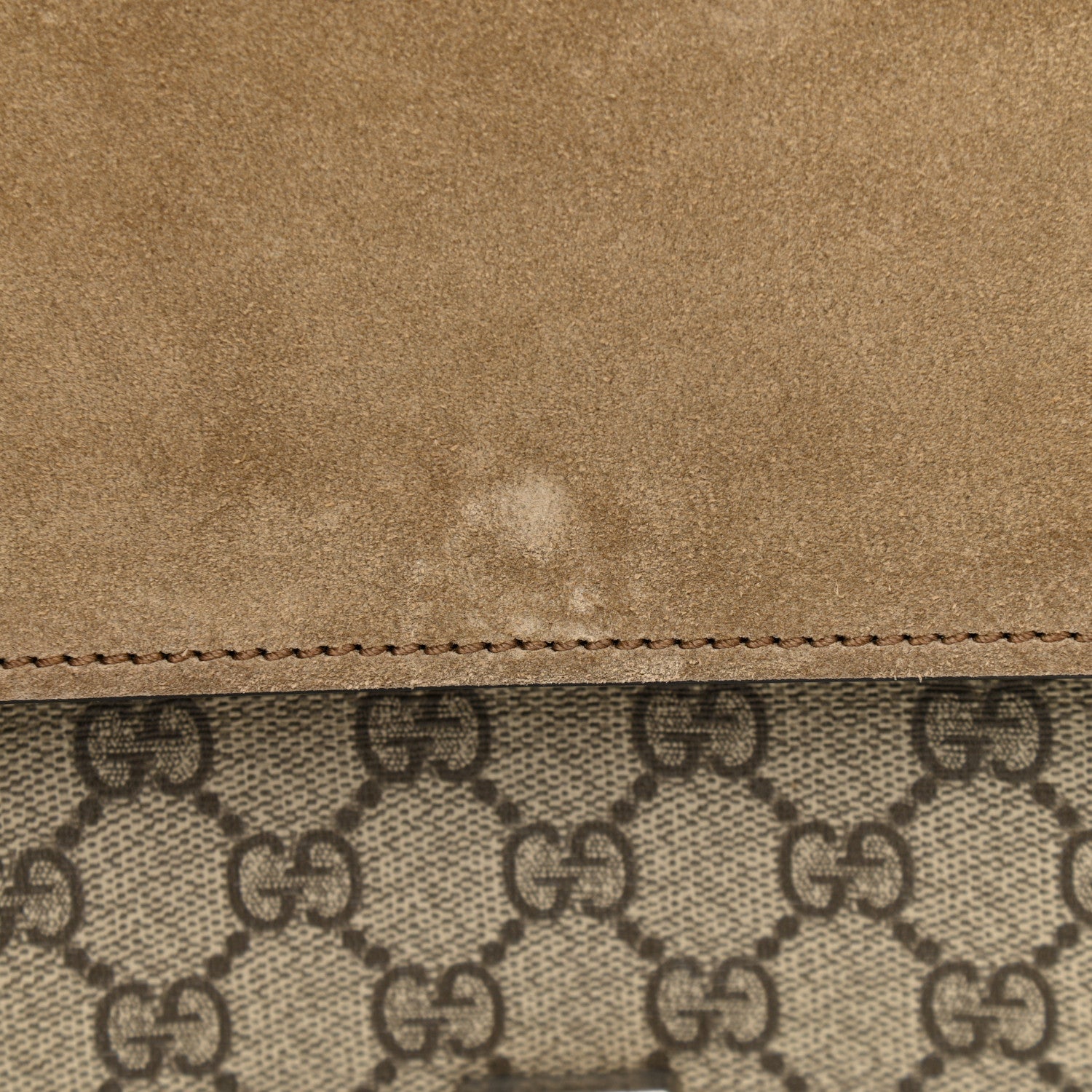 Gucci GG Supreme Monogram Medium Dionysus Shoulder Bag Taupe 10 of 15