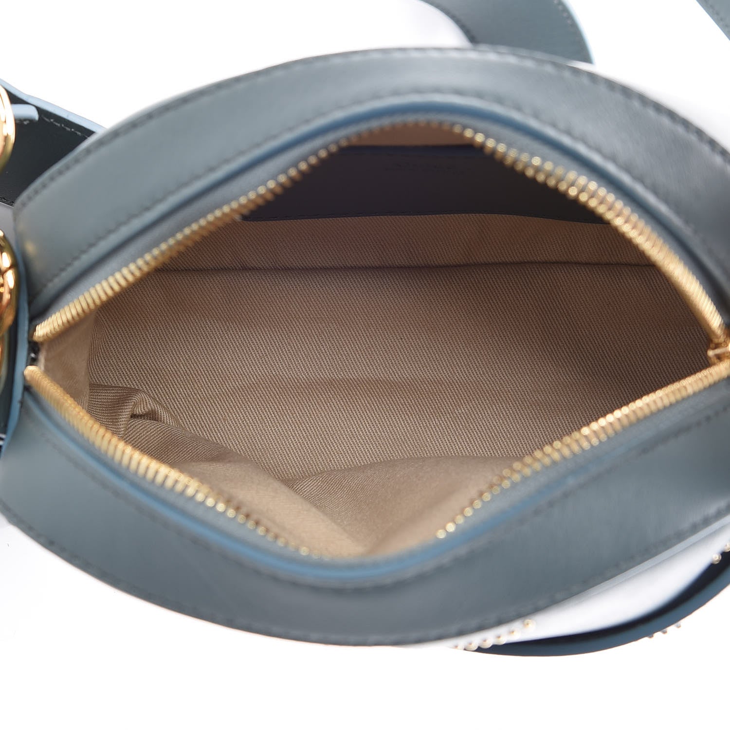Chloe Smooth Calfskin Little Horses Embroidered Shoulder Bag Cloudy Blue 5 of 9