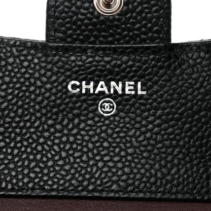 Chanel Caviar Quilted Compact Flap Wallet Black 6 of 9