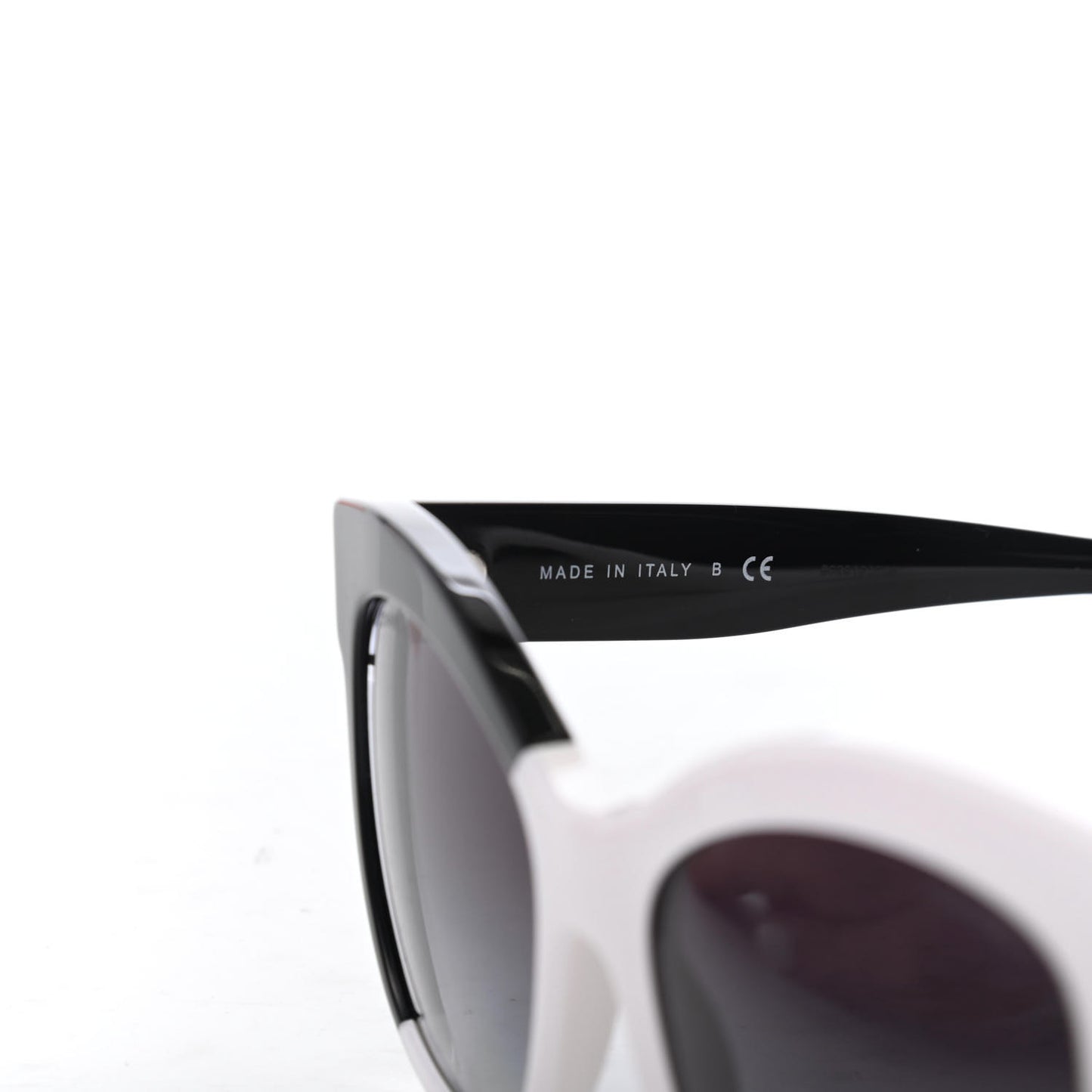 Acetate CC Sunglasses 9081 White Black