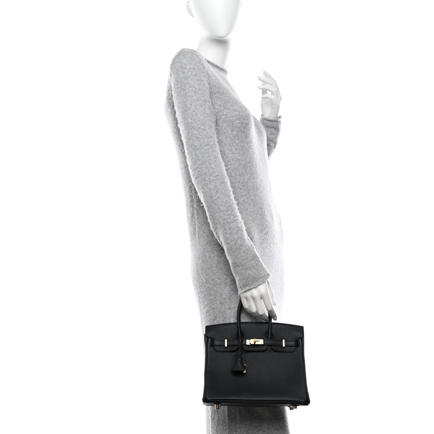 Hermes Togo Birkin 25 Black 2 of 11