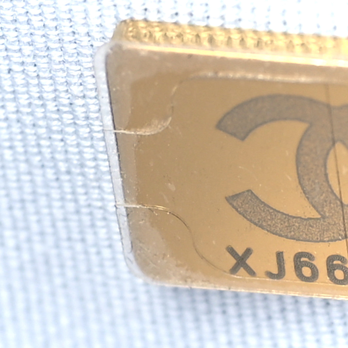 Chanel Lambskin Quilted Braided CC Flap Blue 7 of 10