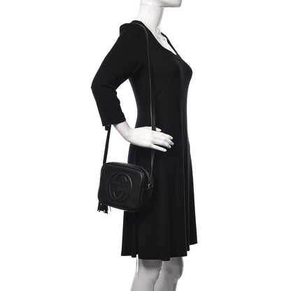 Gucci Pebbled Calfskin Small Soho Disco Bag Black 2 of 10