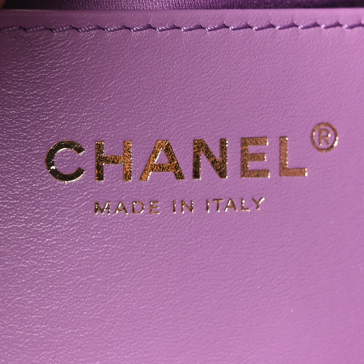 Chanel Suede Quilted Mini Chanel 25 Handbag Purple 6 of 10