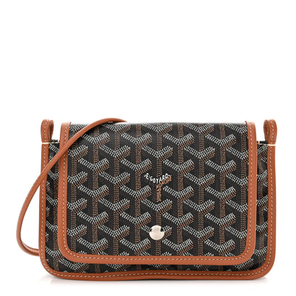 Goyard Goyardine Plumet Wallet Clutch Black Gold 1 of 11