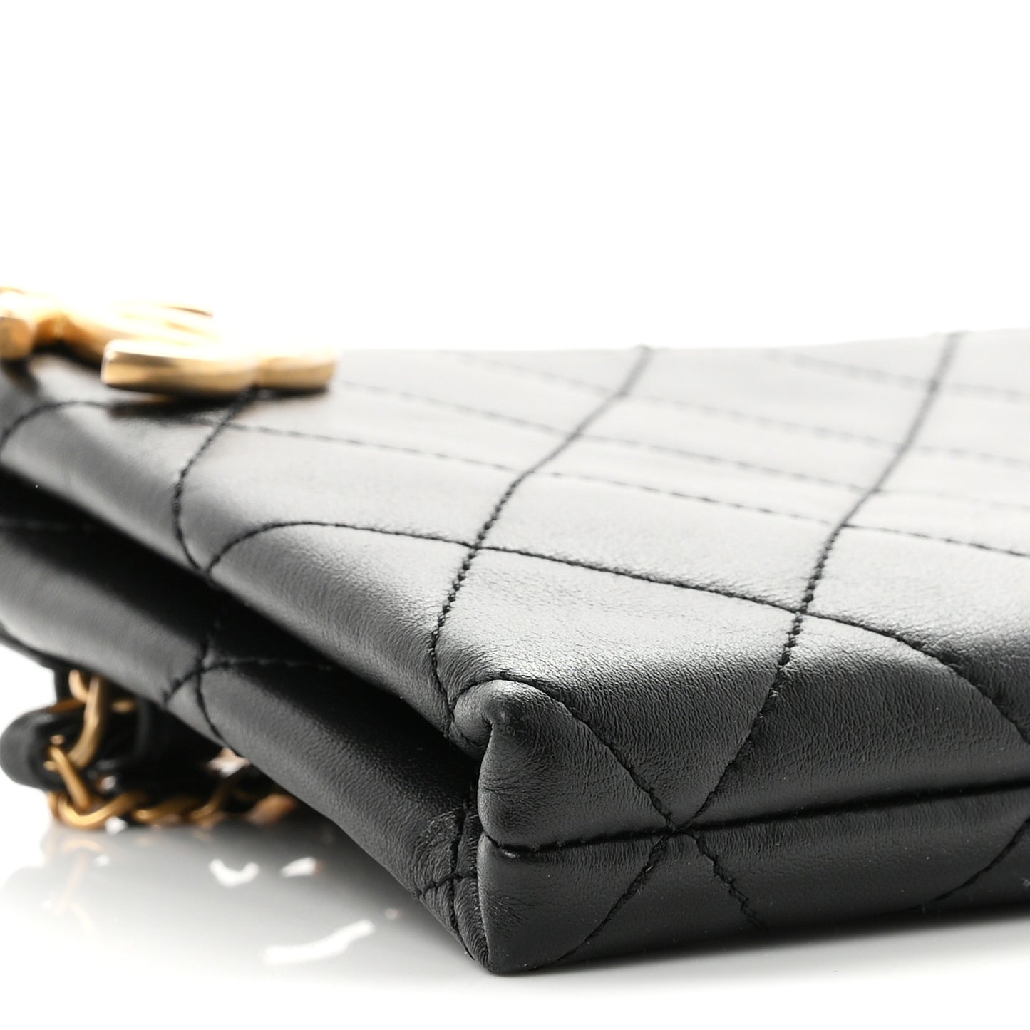 Calfskin Pick Me Up Belt Bag Black