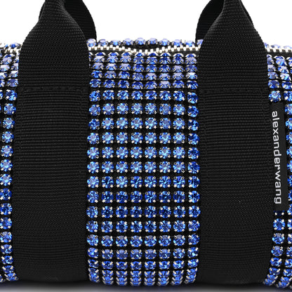 Alexander Wang Mesh Crystal Rhinestone Mini Cruiser Duffle Black 7 of 10