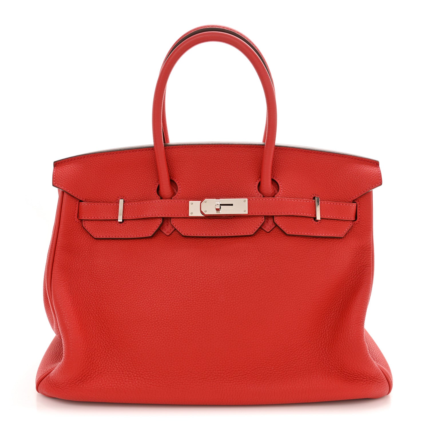 Hermes Togo Birkin 35 Rouge Casaque 1 of 12