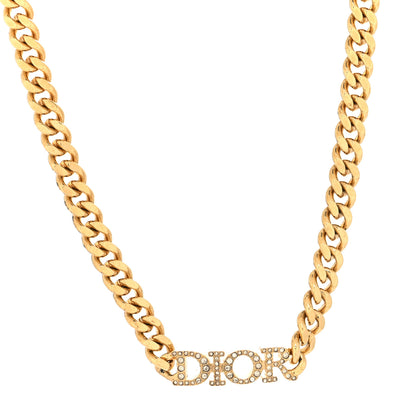 Christian Dior Metal Crystal Dio(r)evolution Choker Gold 1 of 5