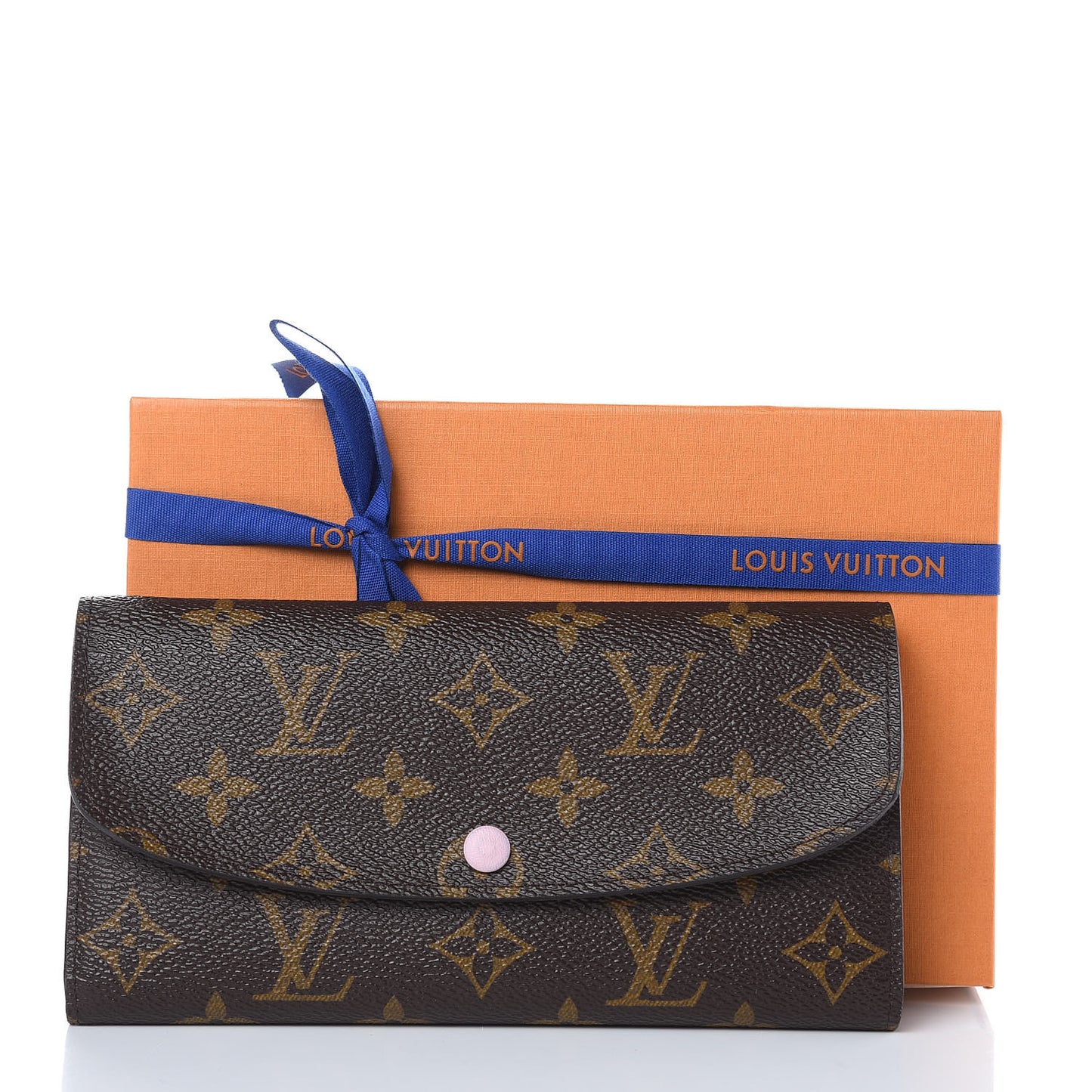 Monogram Emilie Wallet Rose Ballerine