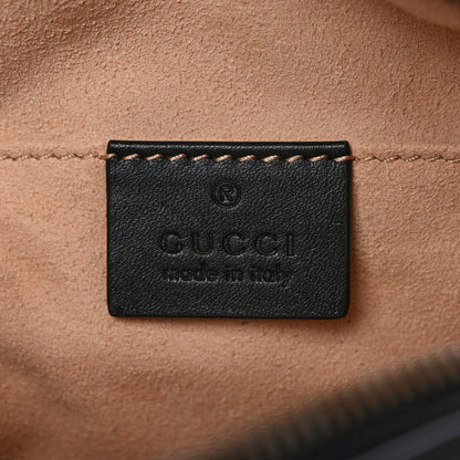 Gucci Calfskin Matelasse GG Marmont Belt Bag 85/34 Black 6 of 10