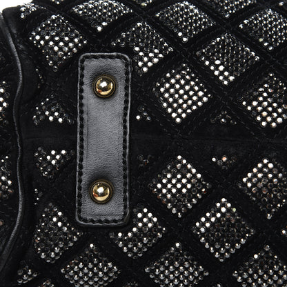 Marc Jacobs Suede Crystal Quilted Stam Black 8 of 18