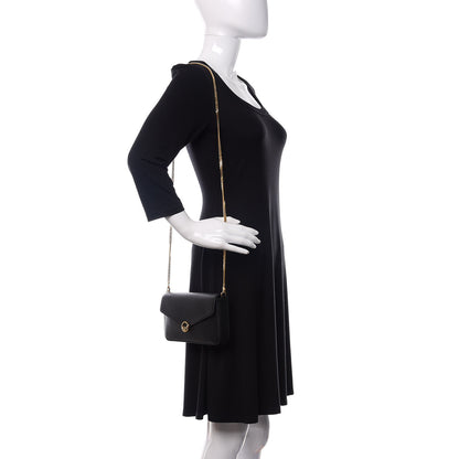 Fendi Vitello Cruise F is Fendi Envelope Wallet on Chain with Pouches Black 2 of 11