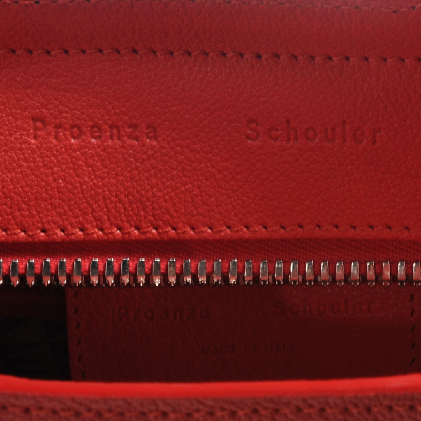 Leather PS13 Small Satchel Poppy Red