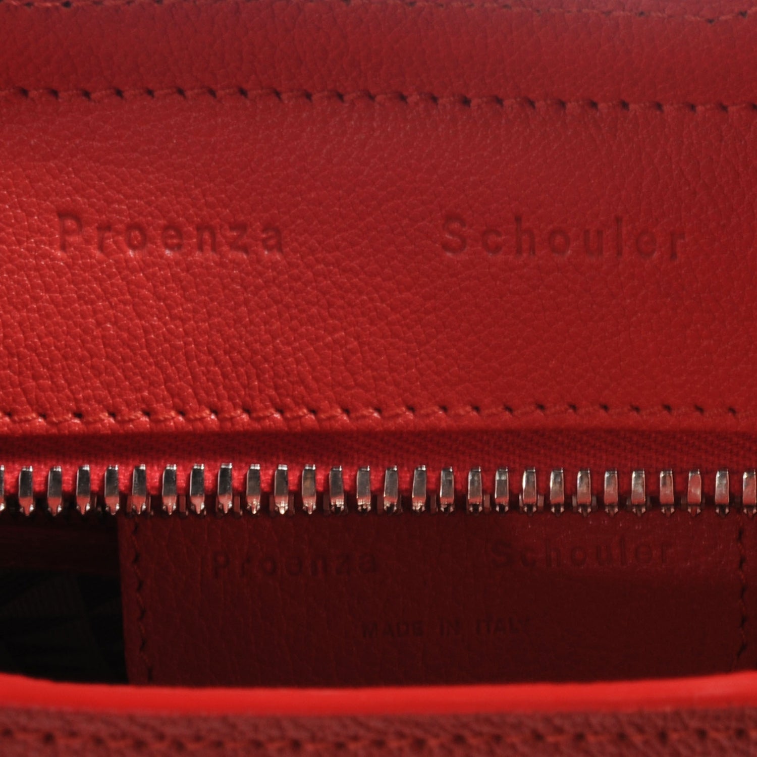 Proenza Schouler Leather PS13 Small Satchel Poppy Red 6 of 8