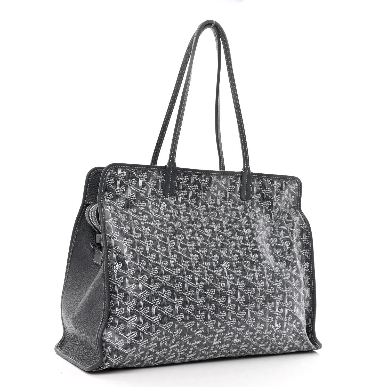 Goyard Goyardine Sac Hardy Pet Carrier PM Grey 4 of 10