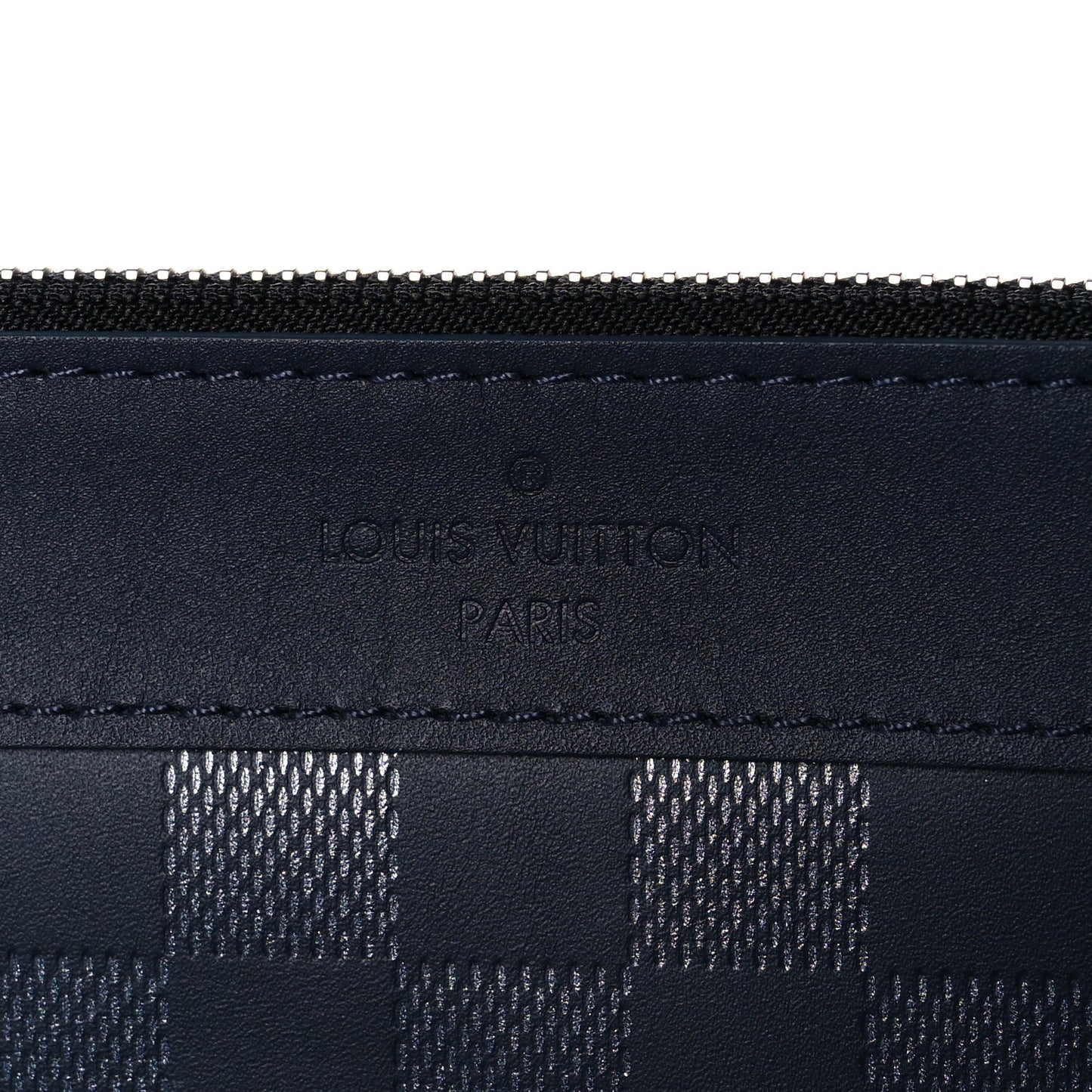 Damier Infini Discovery Pochette GM Astral Silver