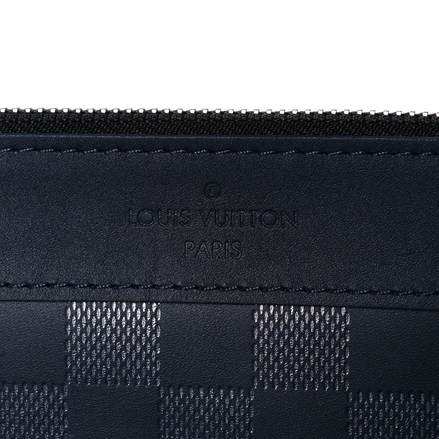 Louis Vuitton Damier Infini Discovery Pochette GM Astral Silver 6 of 9