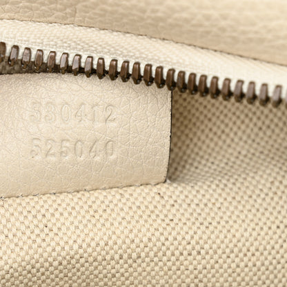 Gucci Grained Calfskin Logo Belt Bag White 7 of 11