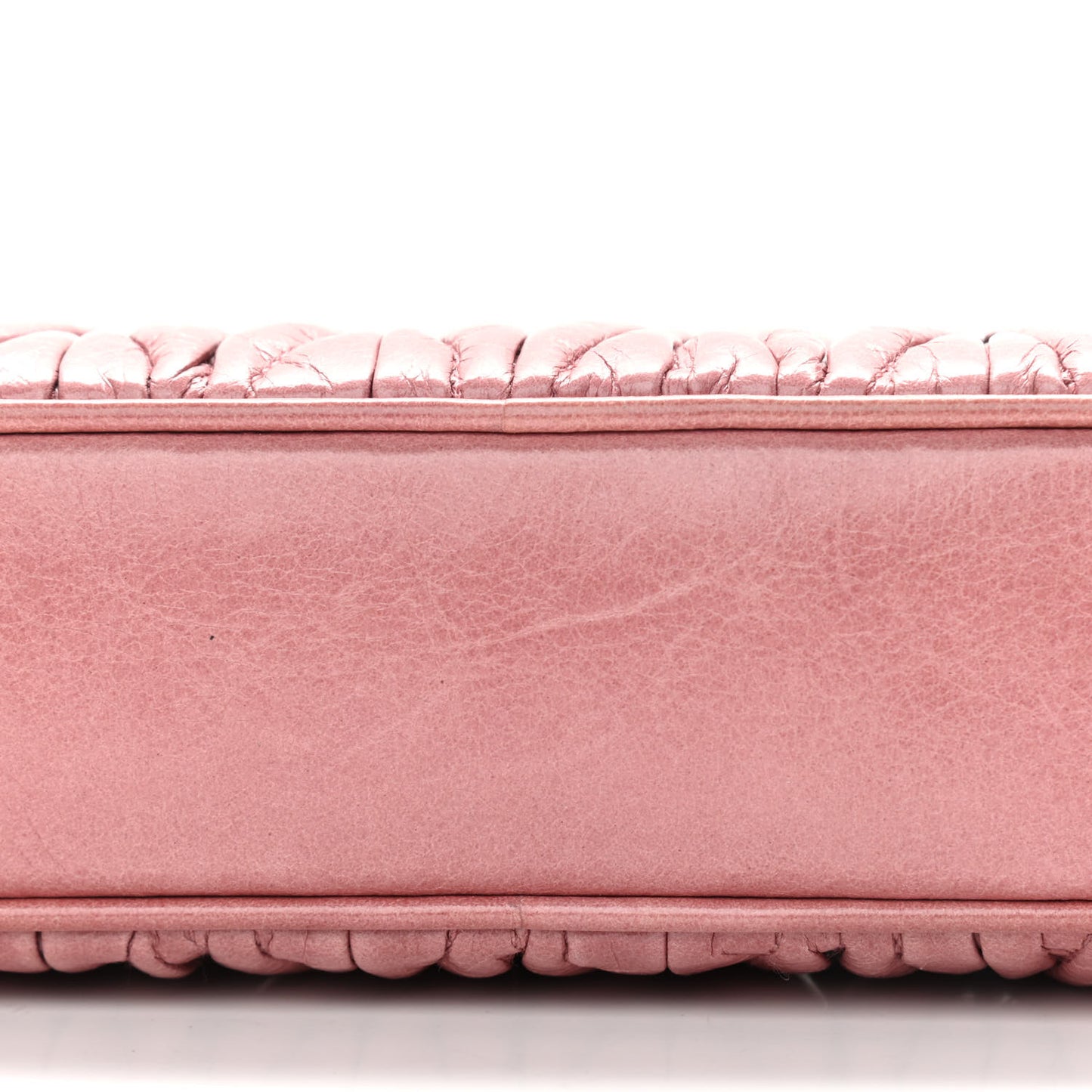 Nappa Matelasse Double Zip Chain Shoulder Bag