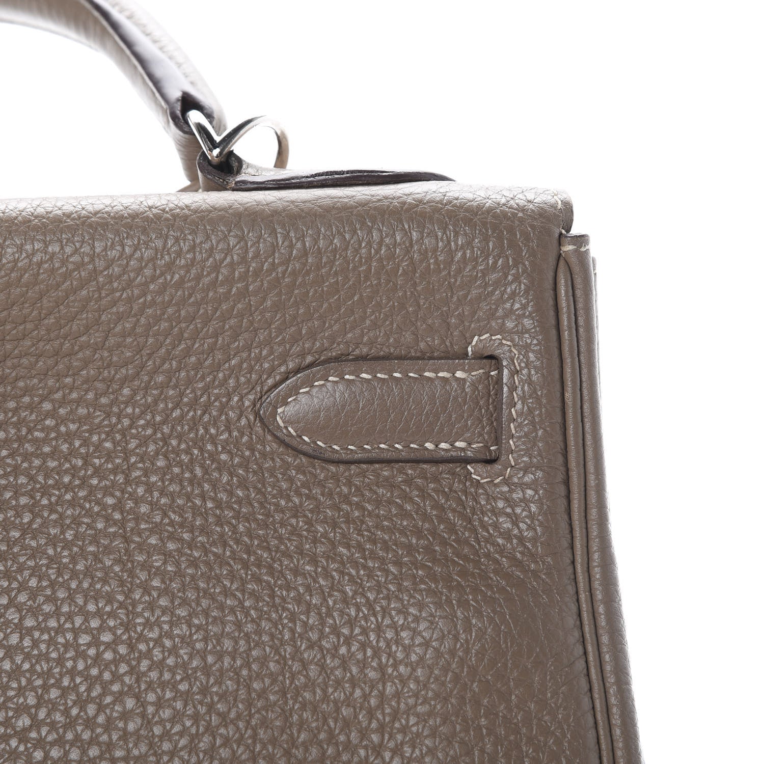 Hermes Togo Kelly Retourne 32 Etoupe 10 of 39