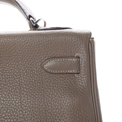 Hermes Togo Kelly Retourne 32 Etoupe 10 of 39