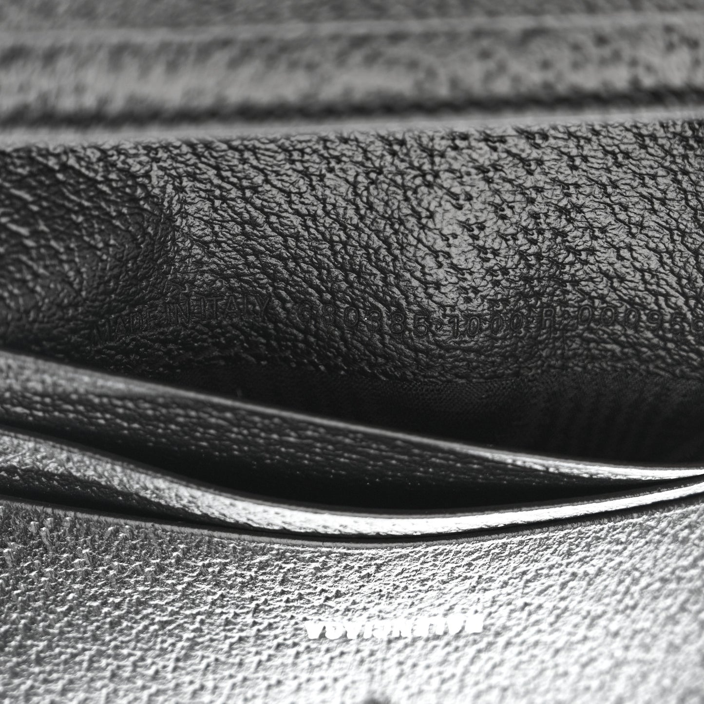 X BALENCIAGA BB Monogram Web Ophidia Card Case Wallet Black