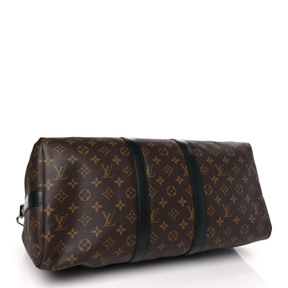 Louis Vuitton Monogram Macassar Keepall Bandouliere 45 3 of 7