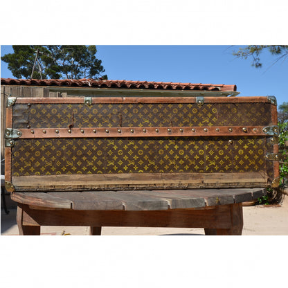 Louis Vuitton Antique Steamer Trunk 2 of 13