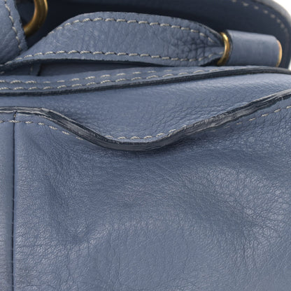 Chloe Calfskin Baby Marcie Satchel Street Blue 9 of 11