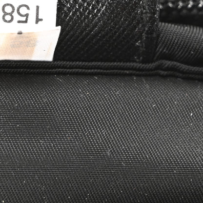 Prada Tessuto Nylon Saffiano Flat Messenger Bag Black 7 of 10