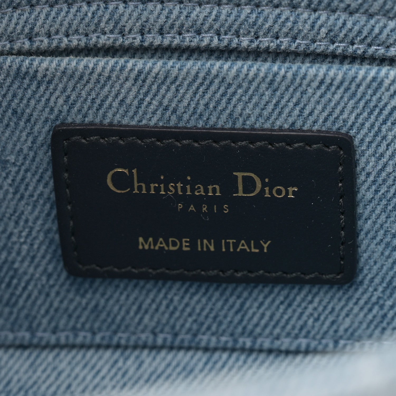 Christian Dior Denim Macrocannage Lady D-Joy Blue 6 of 10