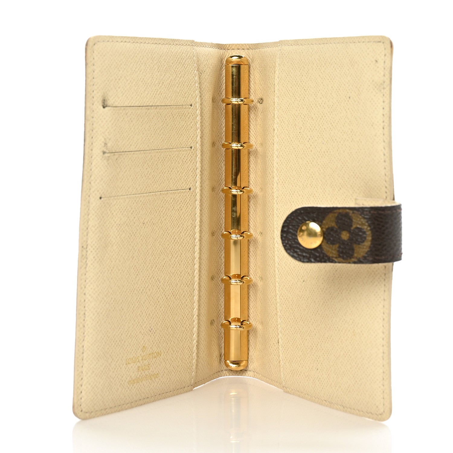Louis Vuitton Monogram Trunk Small Ring Agenda Cover White 5 of 10