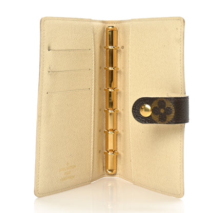 Louis Vuitton Monogram Trunk Small Ring Agenda Cover White 5 of 10