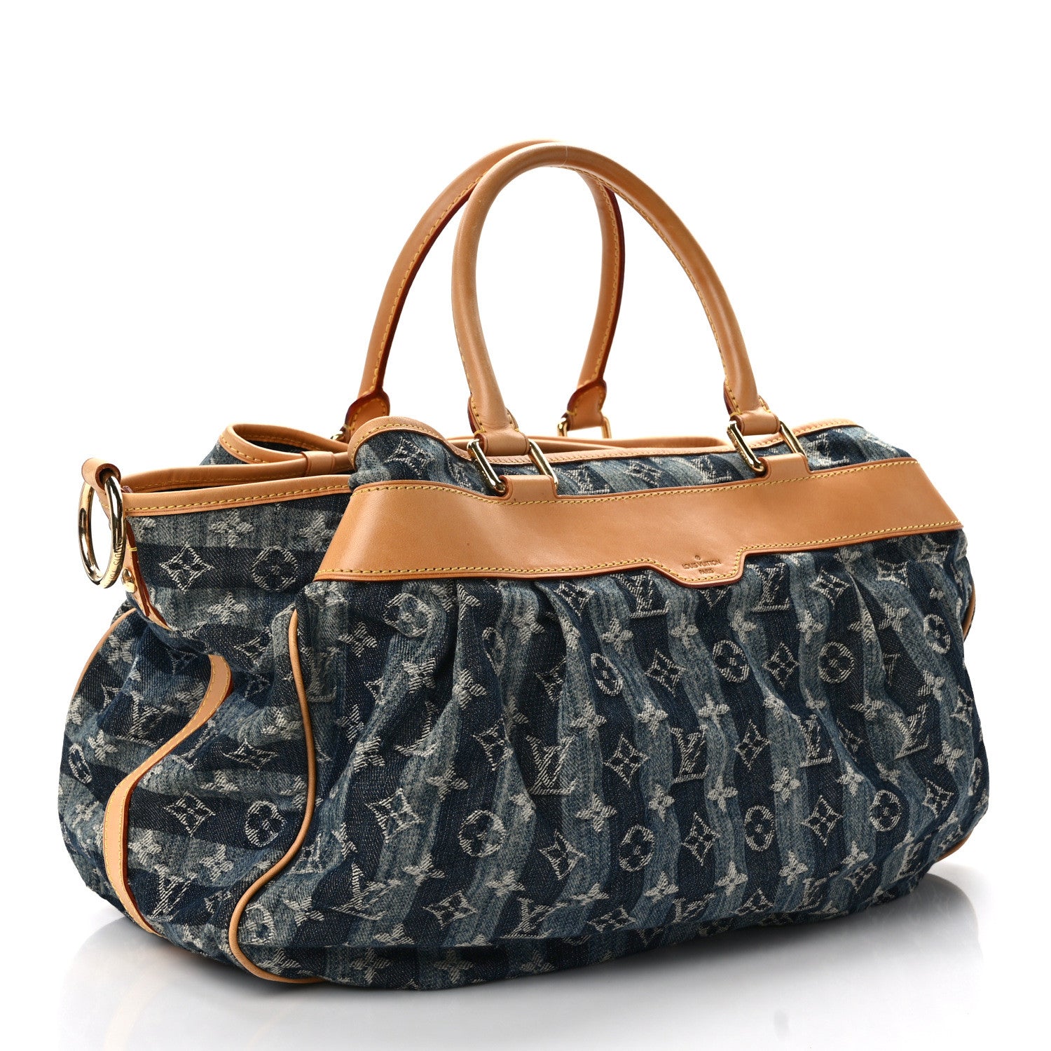 Louis Vuitton LOUIS VUITTON Denim Raye Cabas GM 3 of 14
