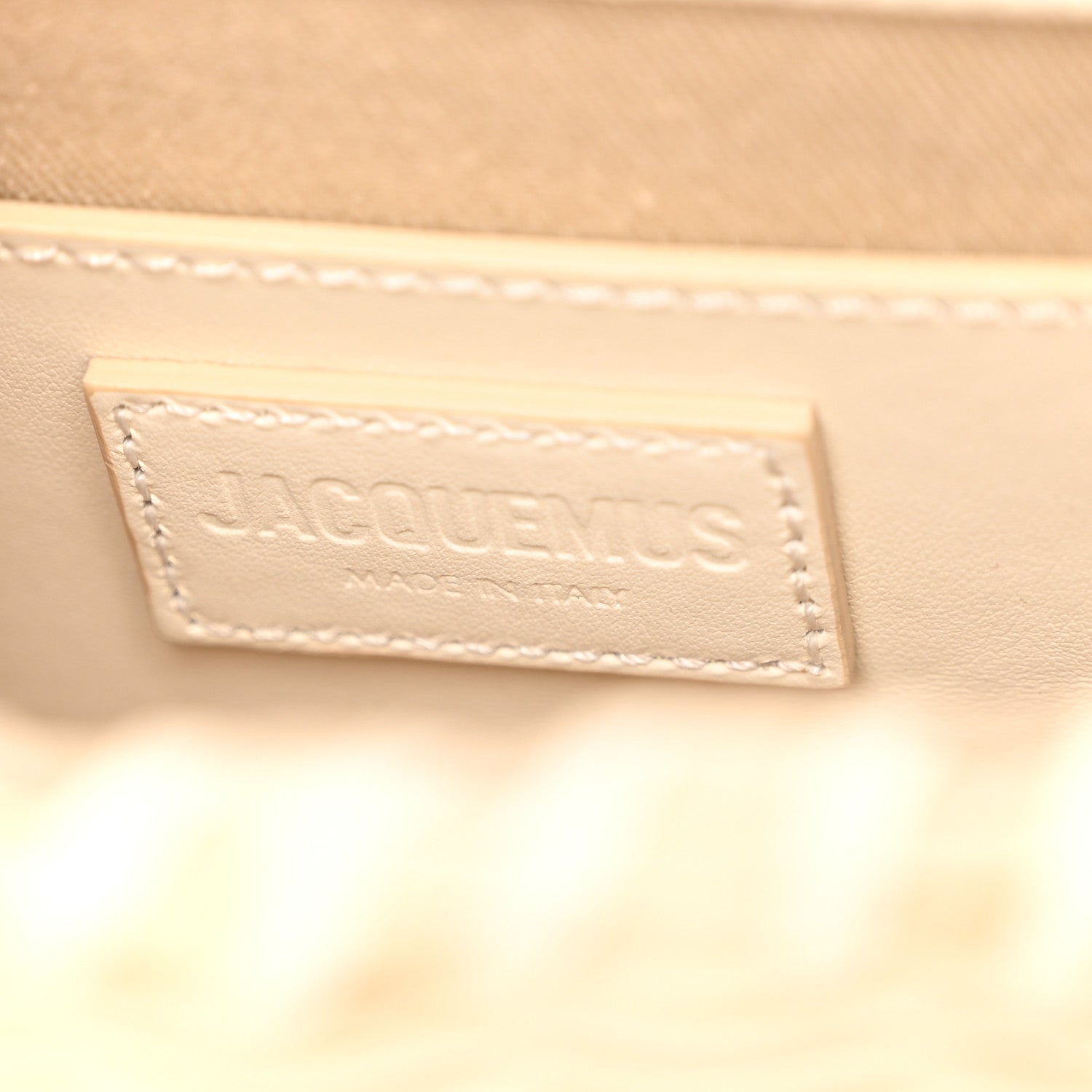 Jacquemus Wicker Le Bambino Long Ivory 6 of 9