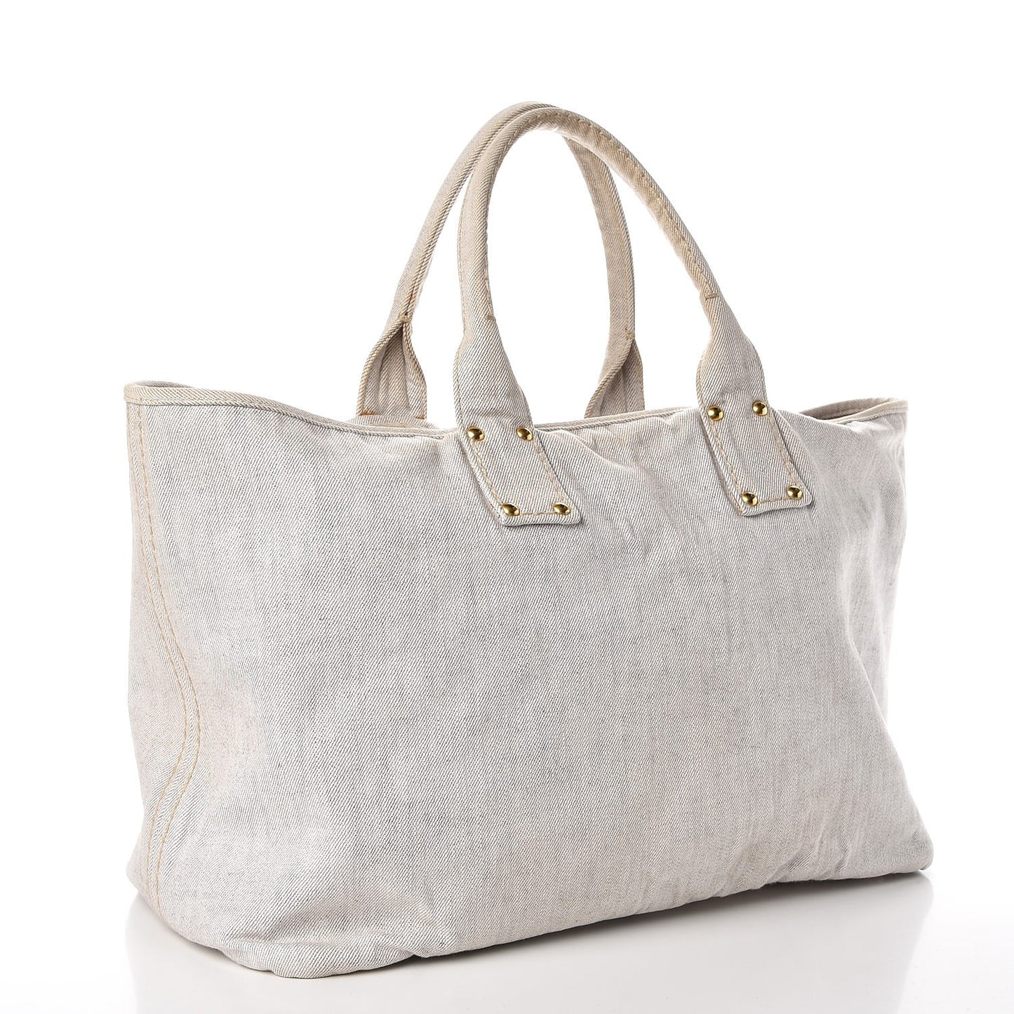 Denim Logo Tote Light Blue