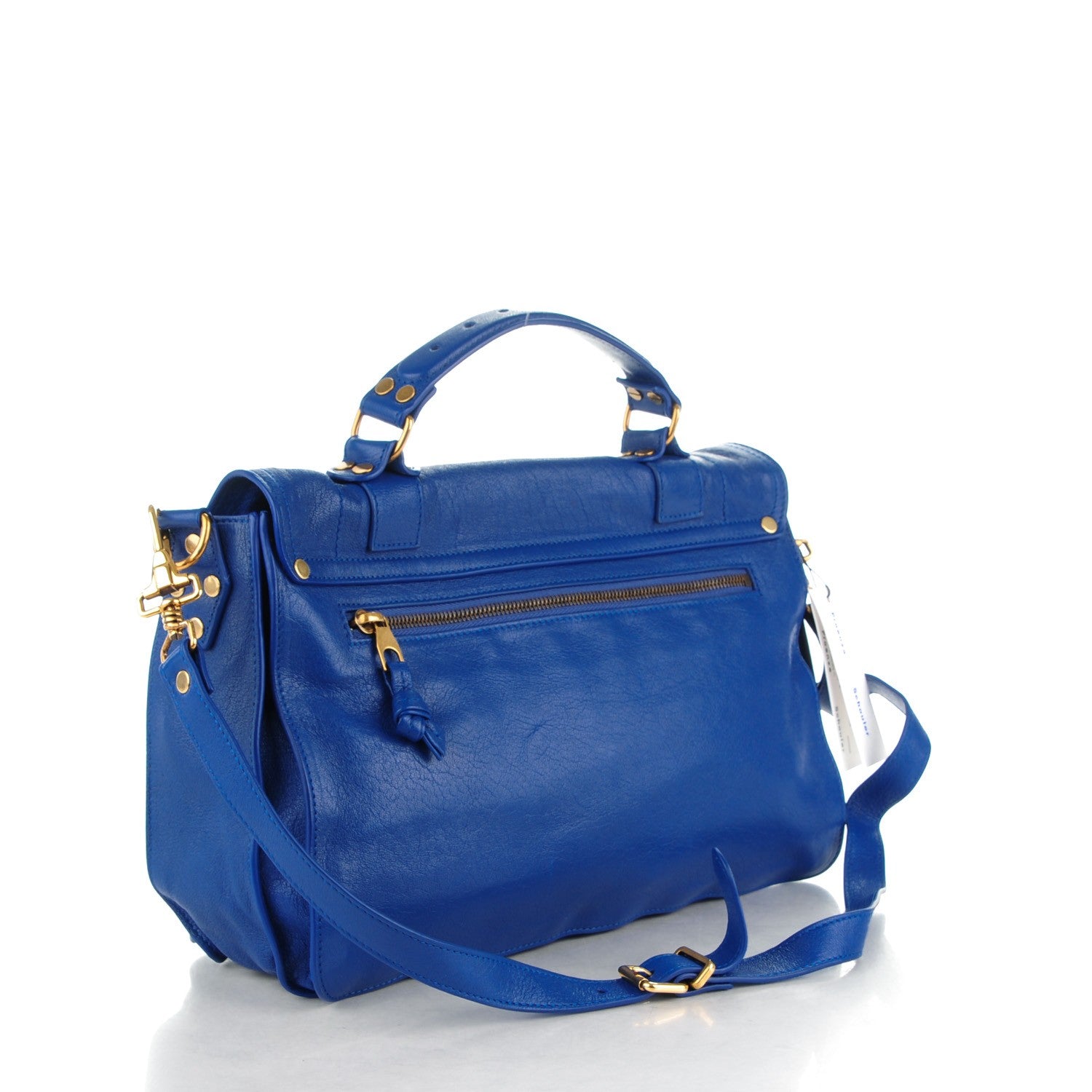 Proenza Schouler Lambskin Medium PS1 Satchel Royal Blue 3 of 7