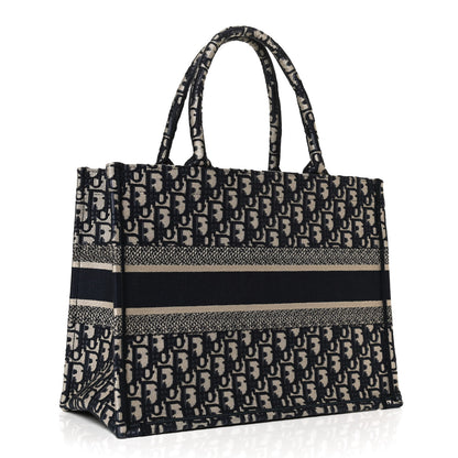 Christian Dior Oblique Medium Book Tote Blue Multicolor 3 of 13