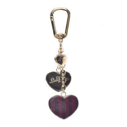 Louis Vuitton Rayures Coeur Bag Charm Key Holder Amarante 1 of 3
