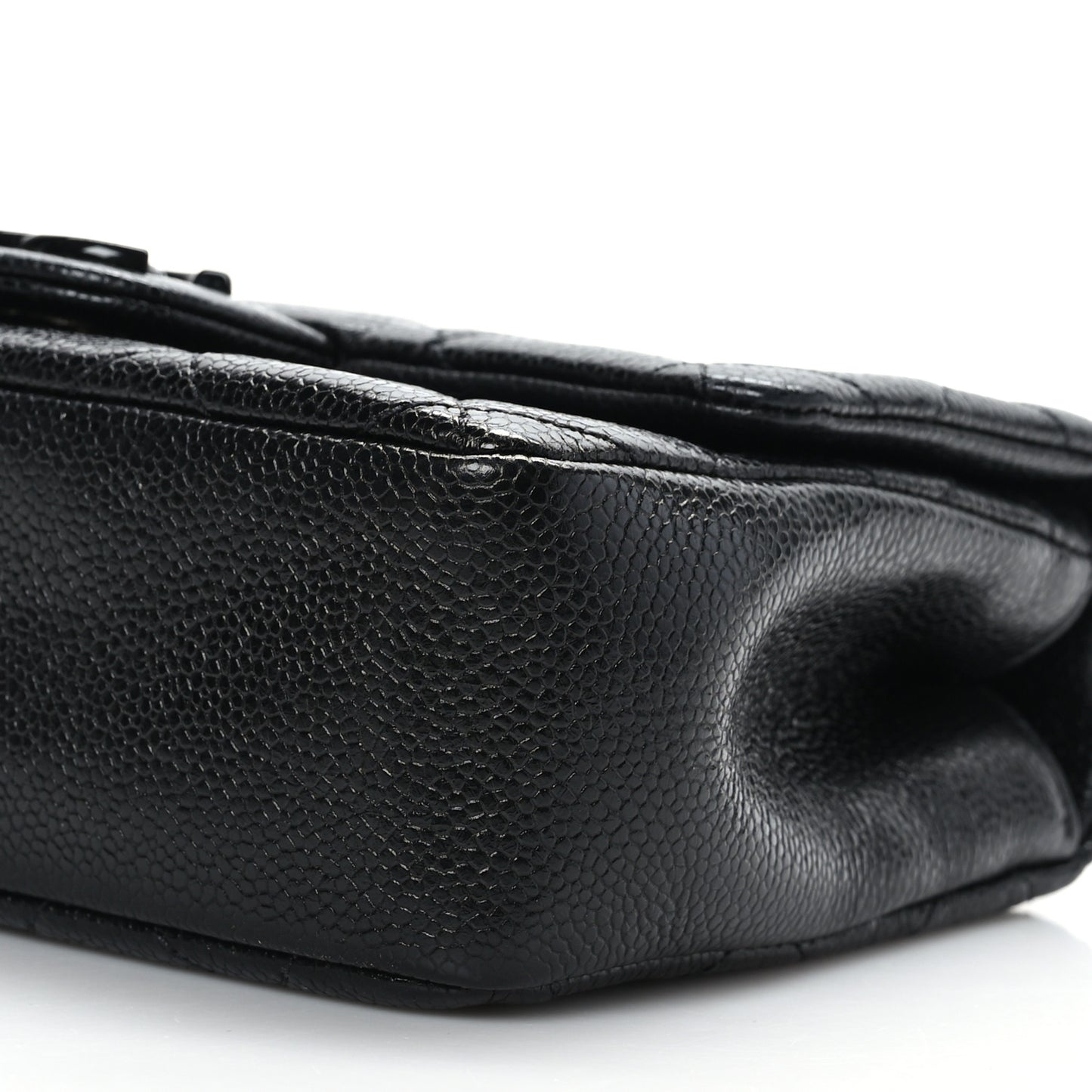 Caviar Quilted Incognito Mini Square Flap Black