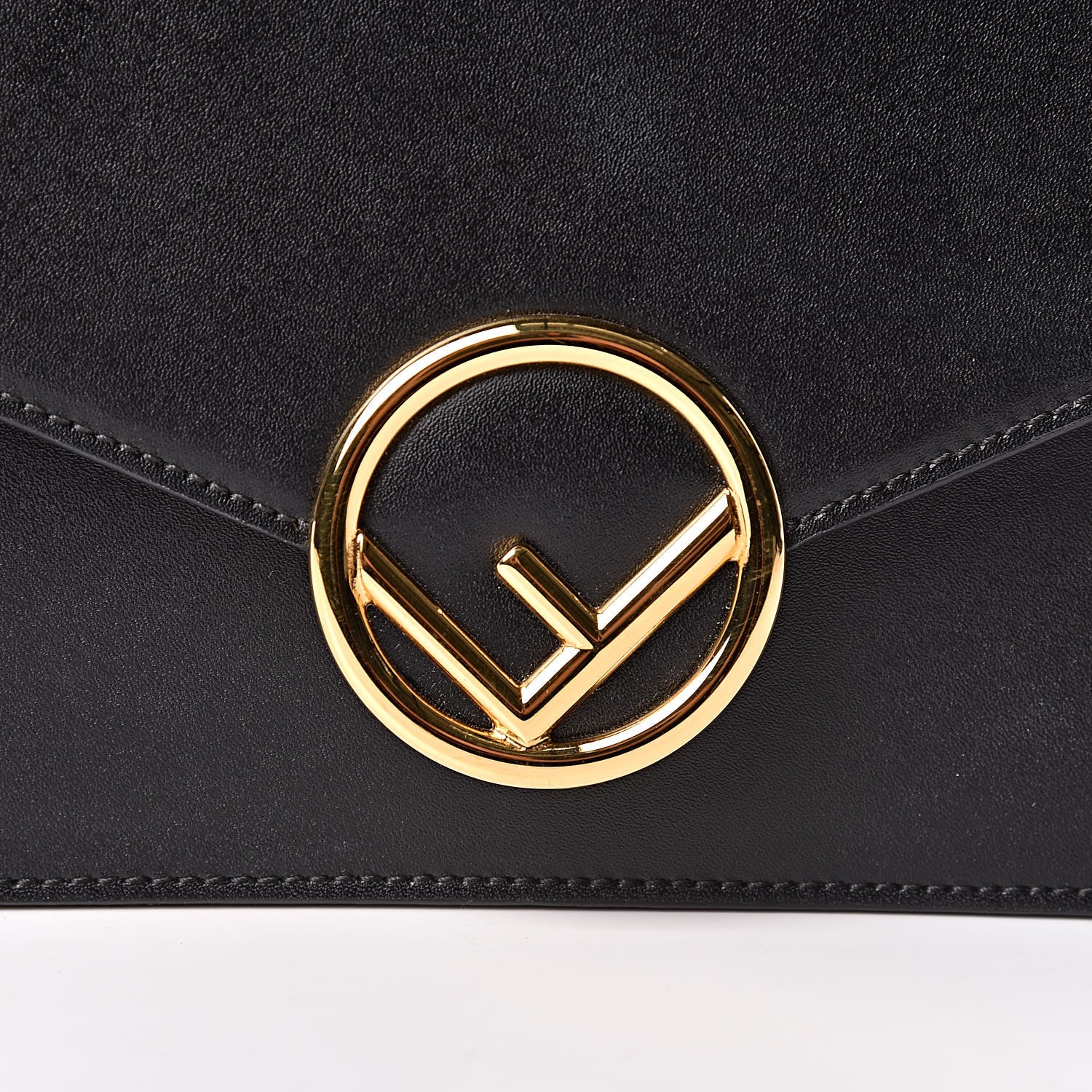 Fendi Vitello Liberty Lucido F is Fendi Medium Envelope Wallet on Chain Black 8 of 14