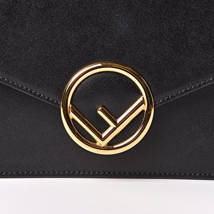 Fendi Vitello Liberty Lucido F is Fendi Medium Envelope Wallet on Chain Black 8 of 14