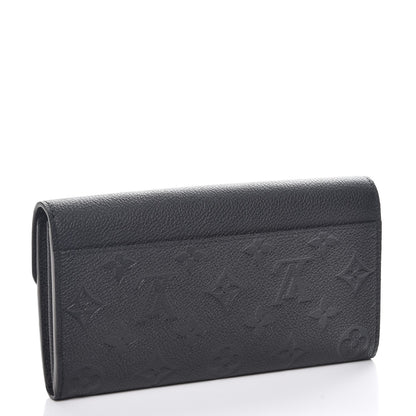 Louis Vuitton Empreinte Sarah Wallet NM Black 3 of 8