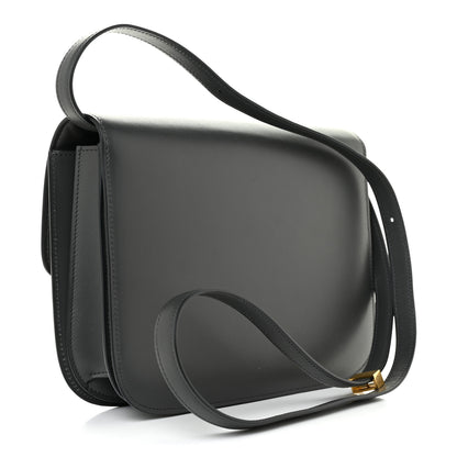 Celine Box Calfskin Medium Classic Box Flap Bag Anthracite 3 of 15