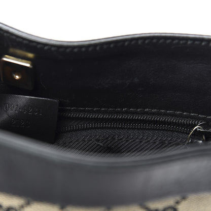 Gucci Monogram Shoulder Bag Black 9 of 10
