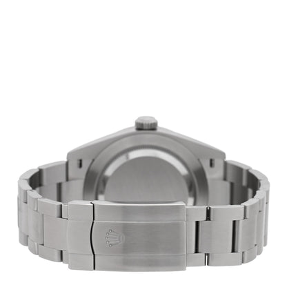 Rolex Stainless Steel 41mm Oyster Perpetual Watch Bright Blue 134300 3 of 5