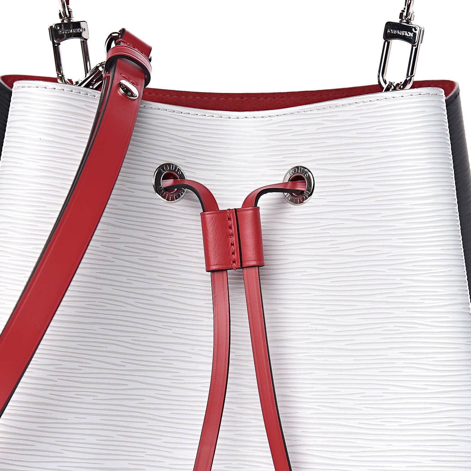 Louis Vuitton Epi Neonoe Black White Scarlet 10 of 11