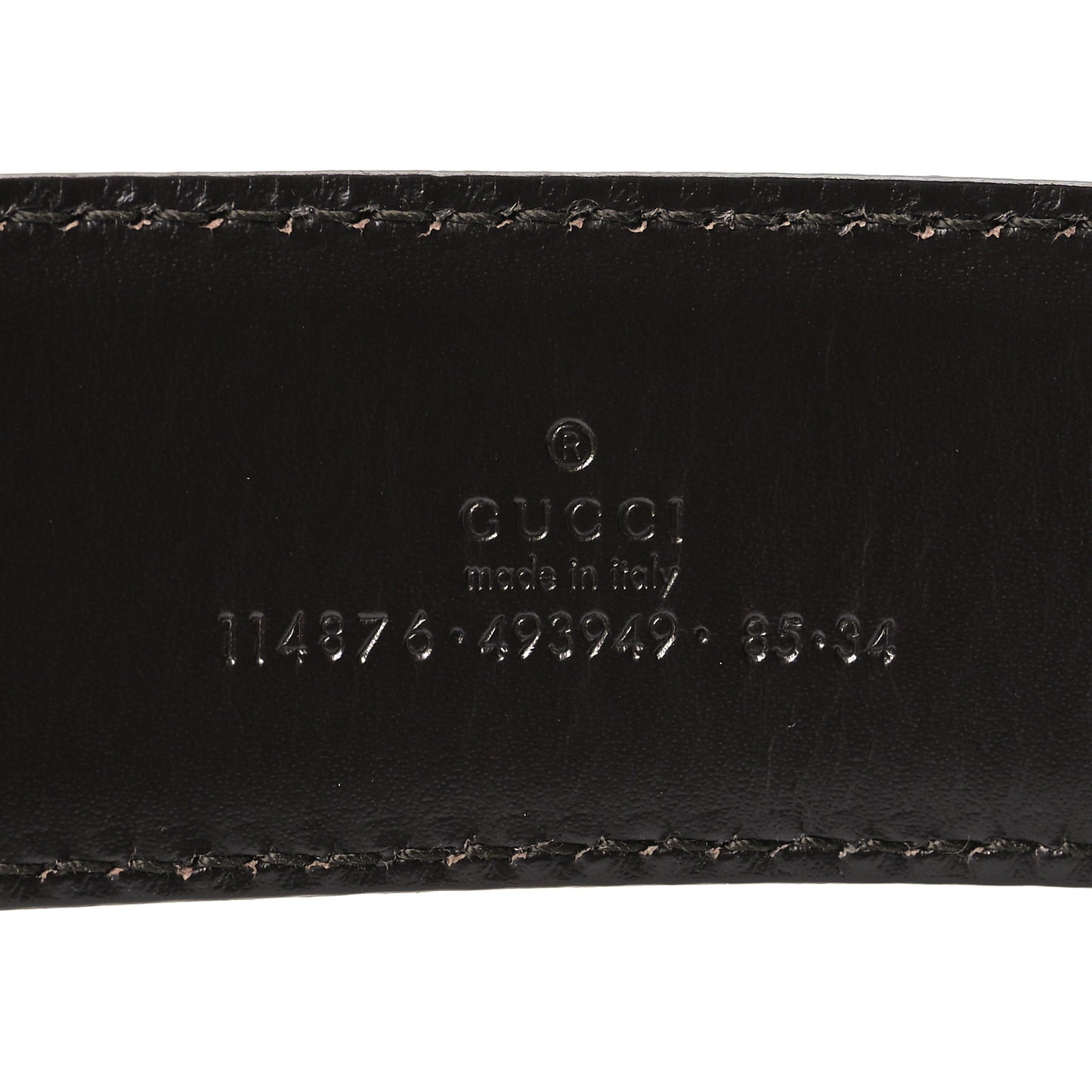 Guccissima Interlocking G 40mm Belt 85 34 Off White